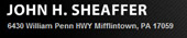 John H Sheaffer Incorporation logo