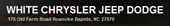 White Chrysler Jeep Dodge Ram logo