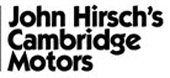 John Hirsch's Cambridge Motors LLC logo