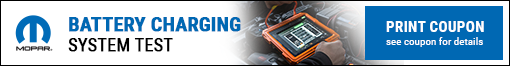 Battery Charging System Test Offer - Click Here