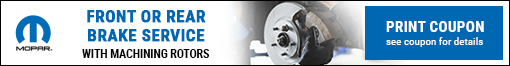 Front Or Rear Brake Service With Machining Rotors Offer - click here