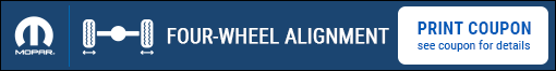 Four-Wheel Alignment Offer - click here