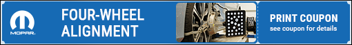 Four-Wheel Alignment Offer - click here