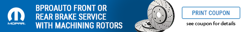 bproauto Front Or Rear Brake Service With Machining Rotors Offer - click here