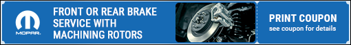 Front Or Rear Brake Service With Machining Rotors Offer - click here